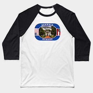 Georgia, Athens City, USA Baseball T-Shirt